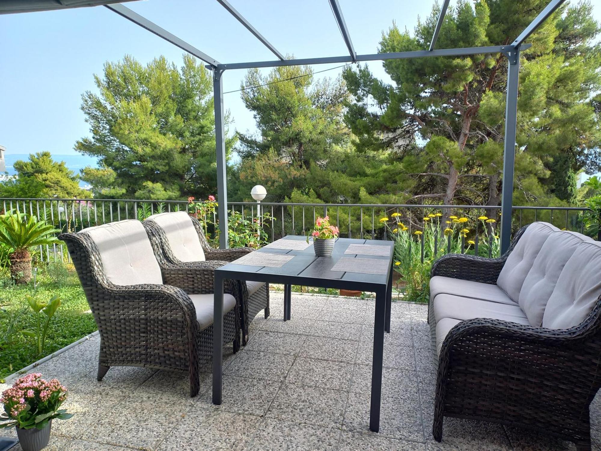 Unique Residence With Garden And Sea View 斯普利特 外观 照片
